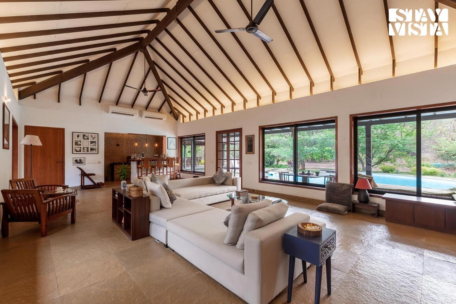 Wander Beyond By Stayvista - Featuring A Bali-Themed Abode And A Refreshing Swimming Pool อลีบาก ภายนอก รูปภาพ